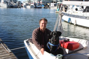 in the cockpit, jordan and nora selene in her slip