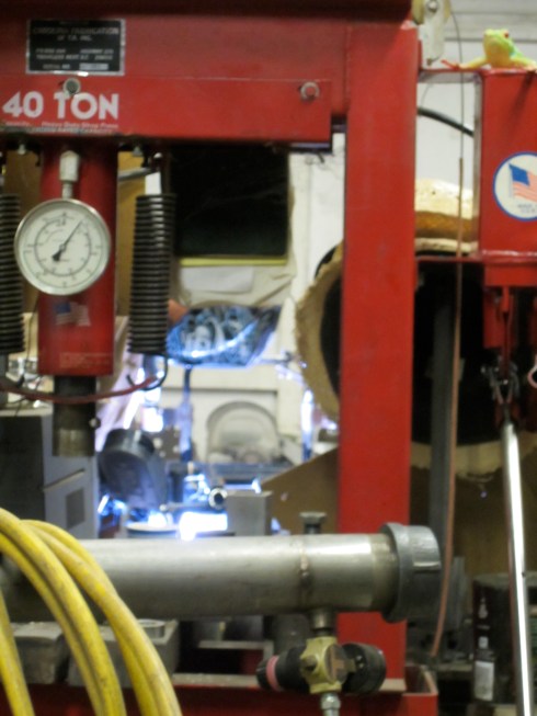 A skilled aluminum welder was necessary for this project.